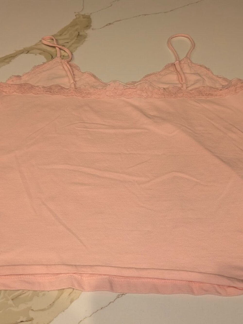 Old Navy Pink Lace Cami XL